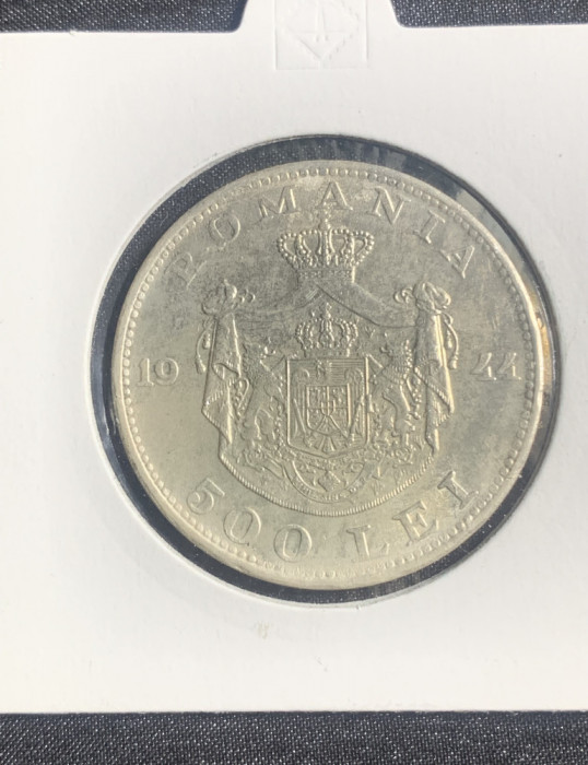 Moneda 500 lei 1944 argint