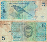 1986 ( 31 III ) , 5 gulden ( P-22a ) - Antilele Olandeze