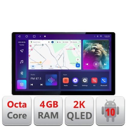 Navigatie dedicata Ssang Young Tivoli 2020- N-tivoli Edonav ecran 13&quot; 2K 8 si 128 Android Waze USB Navigatie 4G 360 Toslink Youtub CarStore Technology