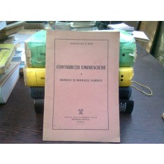 Contributii eminesciene I eminescu si Bonifaciu Florescu - Augustin Z. Pop