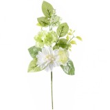 Cumpara ieftin Creanga decorativa artificiala dalia trandafir 46 cm