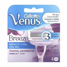 Rezerve aparat de ras Gillette Venus Breeze 4 buc foto