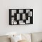 vidaXL Raft de perete Stejar negru 85 x 16 x 52.5 cm Lemn compozit 862105