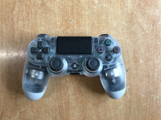 Controler Sony Dualshock 4 V2, Playstation 4, transparent, original foto