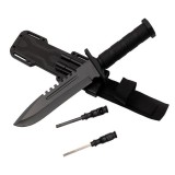 Cumpara ieftin Cutit de vanatoare DEPOX&reg;, Jungle Specialist, 31 cm, negru, teaca inclusa