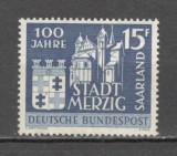 Saarland.1957 100 ani orasul Merzig SS.549