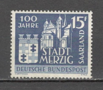 Saarland.1957 100 ani orasul Merzig SS.549 foto