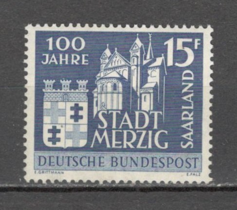 Saarland.1957 100 ani orasul Merzig SS.549