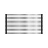 Suport pentru vase, 260-440 mm, otel inoxidabil, Argintiu, General