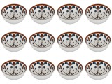 Set boluri, 12 piese, 250 ml, Portelan, Alb