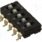 Intrerupator DIP, 2 pozitii, montare SMT, 5 sectiuni, OMRON OCB - A6S-5104-H