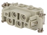Conector HDC cu inserturi de contact mamă EPIC POWER K 4 2 PE