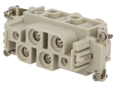 Conector HDC cu inserturi de contact mamă EPIC POWER K 4 2 PE foto