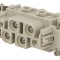 Conector HDC cu inserturi de contact mamă EPIC POWER K 4 2 PE