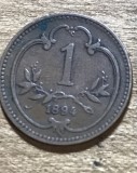 MNDSTR AUT1 Austroungharia 1 heller 1894