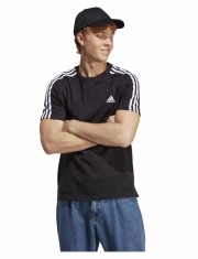 Tricou cu maneca scurta Adidas Essentials Single Jersey, pentru barbati, negru, L - OUTLET