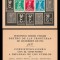 1958 Exil Romania, Carnet EUROPA, serie dantelata, propaganda anticomunista