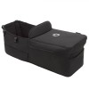 Landou Bugaboo Donkey 5 Midnight Black, ventilatie plasa 3D, salteluta premium, husa impermeabila, 0-6 luni