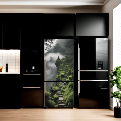 Folie imprimata color pentru decor Frigider, dimensiune 200 x 90cm, model: AVX-FR17 foto