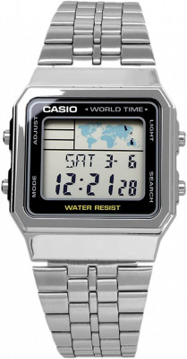 Ceas Casio, Vintage A500 A500WA-1 - Marime universala foto