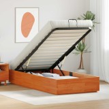 vidaXL Cadru de pat otoman Maro Ceară 80 x 200 cm Lemn masiv de pin 3418731