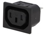 Conector Alimentare AC Soclu Mamă 10A 250V C13