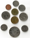 SV * Romania SET 10 MONEDE BNR 1 LEU - 5-10-20-50-100 (x2) LEI 1995 + Set 2x 10 LEI FAO + 100 LEI FAO ARGINT +/- AUNC
