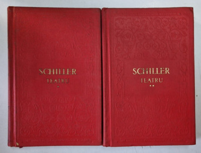 TEATRU de SCHILLER , VOLUMELE I - II , 1955 foto