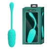 Ou Vibrator Reincarcabil Pretty Love Marina Verde, Silicon, 12 Vibratii, Rezistent Apa, Diametru 3.5cm