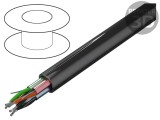 Cablu ecranat 3x2x24AWG Al-PET PVC crom 300V 152m