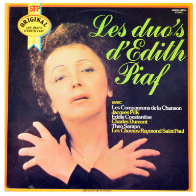 Vinil Edith Piaf &amp;ndash; Les Duo&amp;#039;s D&amp;#039;Edith Piaf (VG+) foto