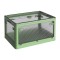 Cutie de depozitare pliabila, Flippy, Cu capac, 85 L, Plastic, 60x42x34 cm, Verde