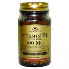 VITAMIN B-1 100mg veg.caps 100cps SOLGAR