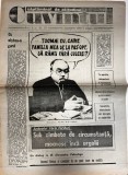 Revista Cuvantul Nr. 40 Octombrie - Noiembrie 1990 Istorie Romania Post-Revolutie Jurnalistica Carte