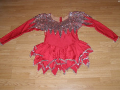 costum carnaval serbare rochie dans sportiv gimnastica pentru adulti marime XL foto