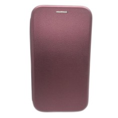 Husa Telefon Flip Book Magnet iPhone 12 Pro Max 6.7 bordo