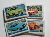 Romania 1975 - Autovehicule romanesti, 100 buc. stampilate(4 val.dif.)