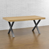 Picioare masa Model X6 gri metal 79 x 72 cm [en.casa] HausGarden Leisure