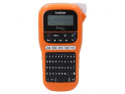 Imprimantă de Etichete QWERTY PT-E110VP 20mm/s foto