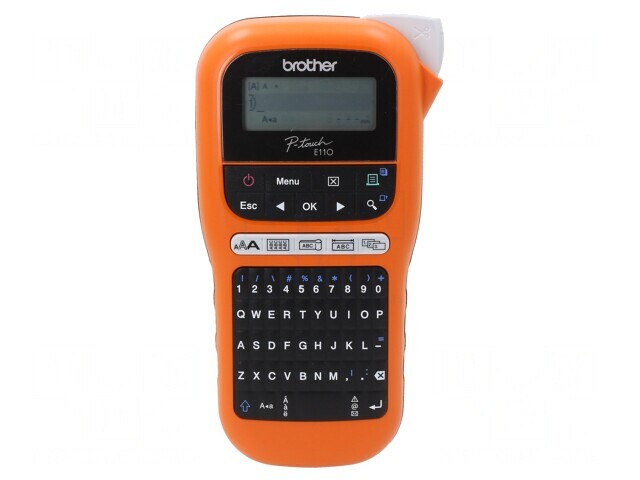 Imprimantă de Etichete QWERTY PT-E110VP 20mm/s