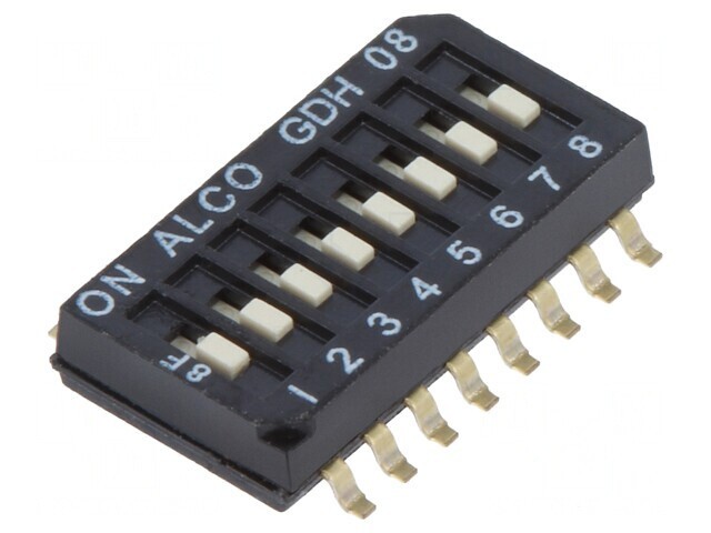 Comutator DIP-SWITCH SMT 2 Poz ON-OFF 24VDC