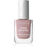 Catrice Sheer Beauties Strengthening Nail Polish lac pentru intarirea unghiilor culoare 070 Dusty Romance 10.5 ml