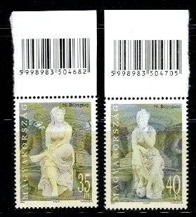 Ungaria 2003 - Ziua Marcii Postale, serie cu cod de bare neuzat