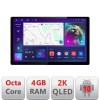 Navigatie Ford Focus C-max S-max Galaxy Mondeo unitati ovale Qled 2K Octa Core 4+64 LTE 4G DSP Wifi 5Ghz android auto carplay radio gps internet kit-f