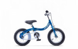 Bicicleta copii SOIM 2in1 12&#039;&#039; ALBASTRU, Pegas