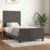 VidaXL Cadru de pat fără saltea, gri &icirc;nchis, 80x200 cm, catifea 3125600