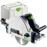 Ferăstrău circular de m&acirc;nă electric cu cablu Festool TS 55 rebq cu șină de ghidare