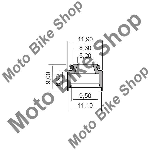 MBS Semering supapa YAMAHA X MAX, Cod Produs: 100669220RM