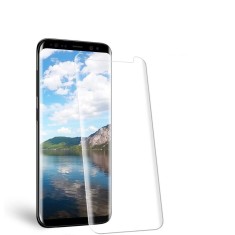 Folie de sticla, case friendly, pentru Samsung Galaxy S8, GloMax 3D Transparent