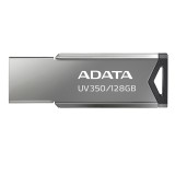 Adata - Memory Stick (AUV350-128G-RBK) - USB 3.2 FlashDrive, 128GB, 90/40MB/s - Silver
